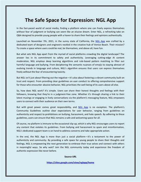 safety@nglapp.com|The NGL App Journey to Creating a Safe Haven on Social Media.